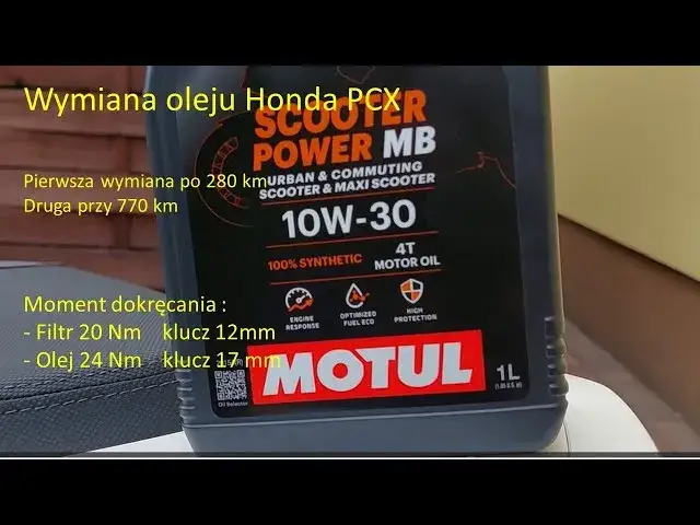 Zdjęcie Wymiana oleju w Honda PCX – co ile kilometrów i dlaczego to ważne